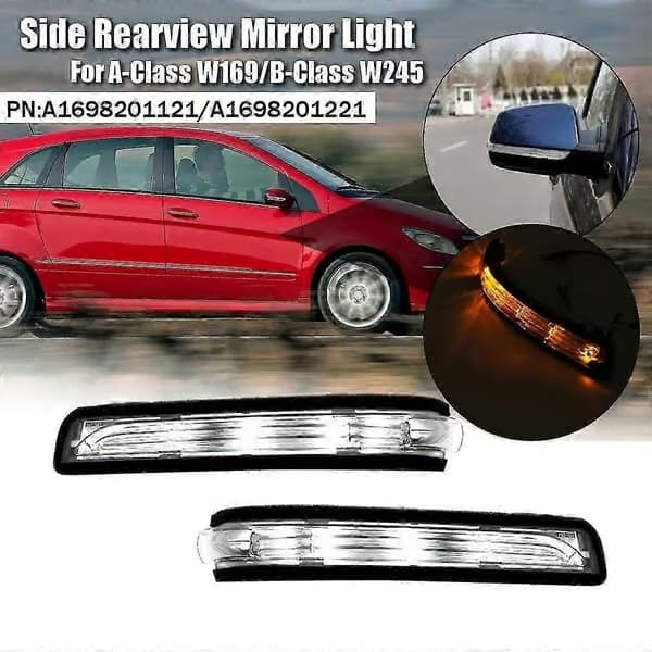LED-sidespeillys venstre side A1698201121 for A-klasse W169 W245 07-11 Blinklys