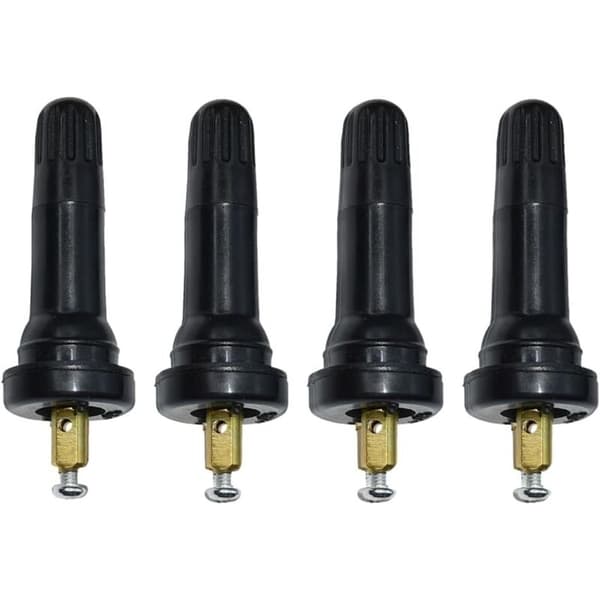 Sett med 4 TPMS dekktrykkssensorventilstammer, TPMS ventil dekktrykkovervåkingssystem, dekktrykkovervåkingssystemsensor (kutt