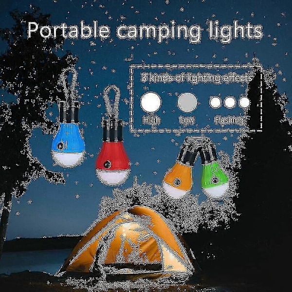 Camping-valot, LED-retkilyhty, paristokäyttöinen retkivalo