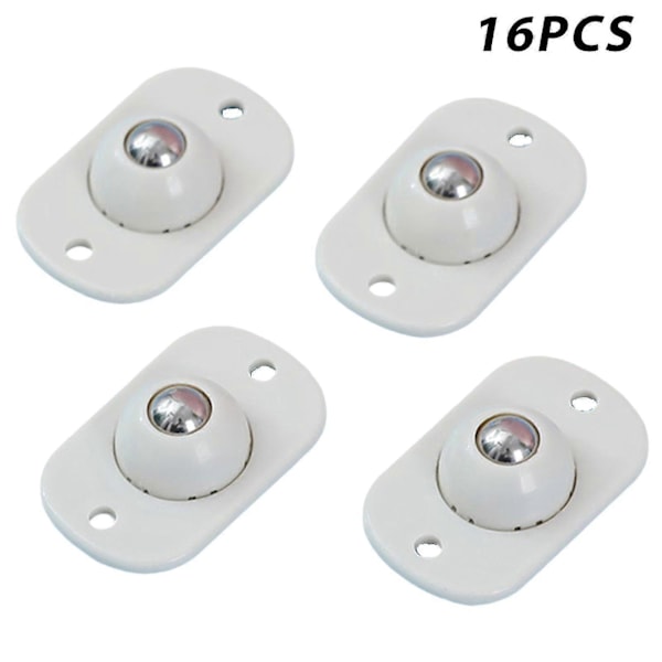 Pyörivät Pyörät Mini Kääntyvät Pyörät Stainless Steel 16pcs