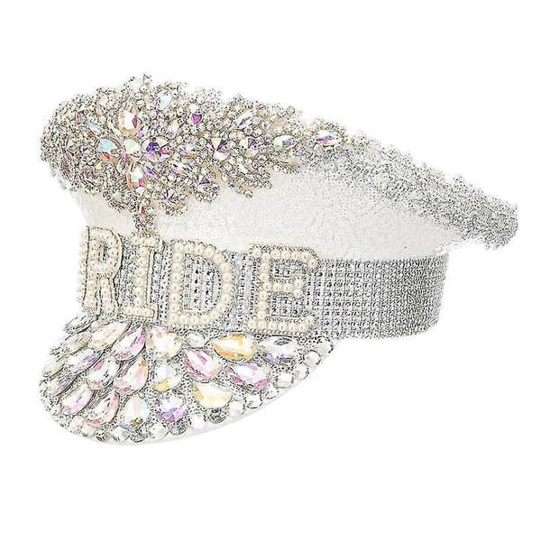 Nyhet Brudehatt For Bruden beige