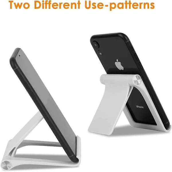 Telefonstativholder - Multi-vinkel justerbar telefonbordstativ tabletholder White