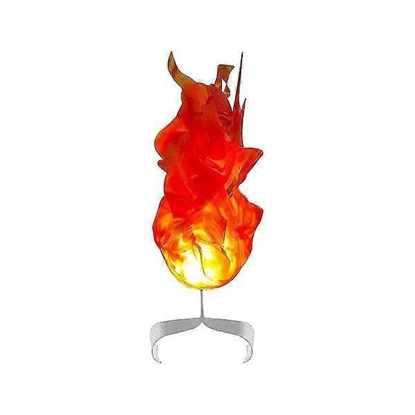 Halloween Eldklot I Handen Hem Led Dekoration Lysande Eldklot Utsökta Ornament Fest Röd
