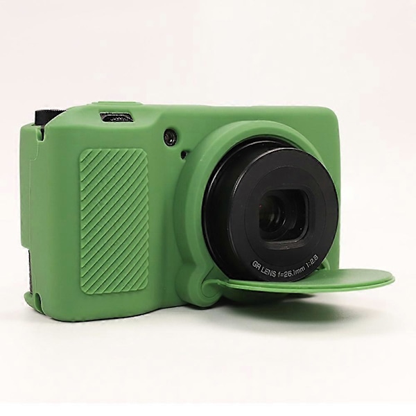 For Ricoh GR IIIx GR III Kameradeksel Anti-Riper Silikon Beskyttende Etui - Grønn Multicolor Green