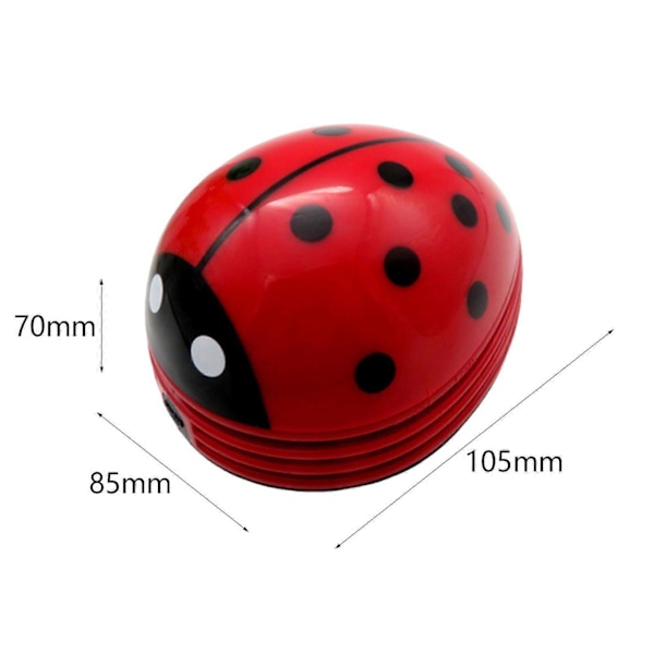 Pöytäimuri Söpö Pöytäpölynimuri Tietokoneelle Kotitalousmuruille Keltainen Red 10.5cmx8.5cmx7cm