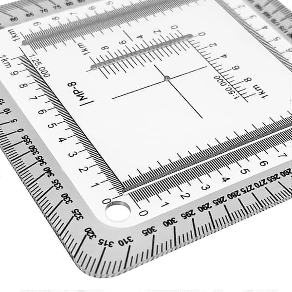 TacticalLearning ja Training Troops Proportional Coordinate Scale Coordinate Ruler Kätevä