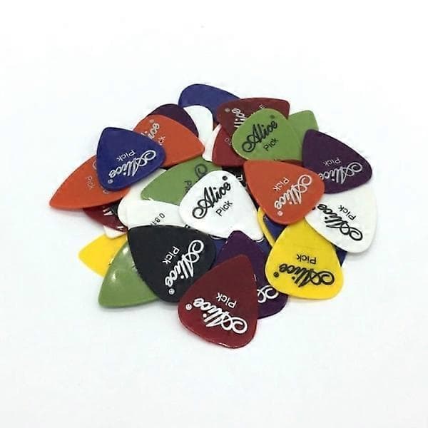 10-pack - Plektrum - Elgitarr / Elbas - Flera tjocklekar flerfärgad