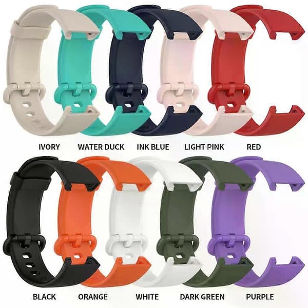 Smart tilbehør urrem vandtæt til Mi Watch Lite/Redmi Watch bærbar til Mi Watch Silica Multi-farve Ink Blue A7