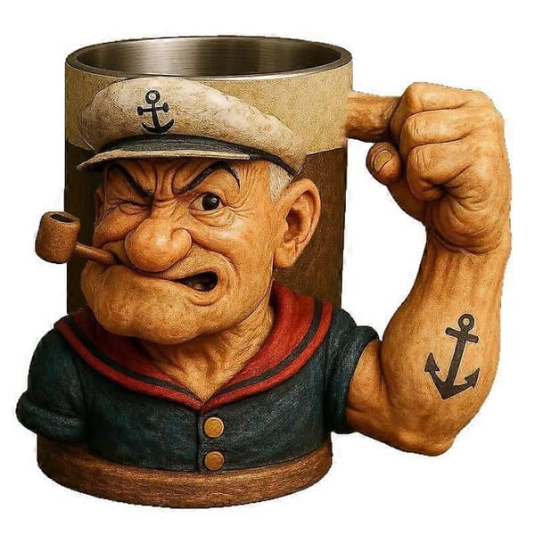 3D Skipper Skrekk Kraftkopp Gaver til Menn A