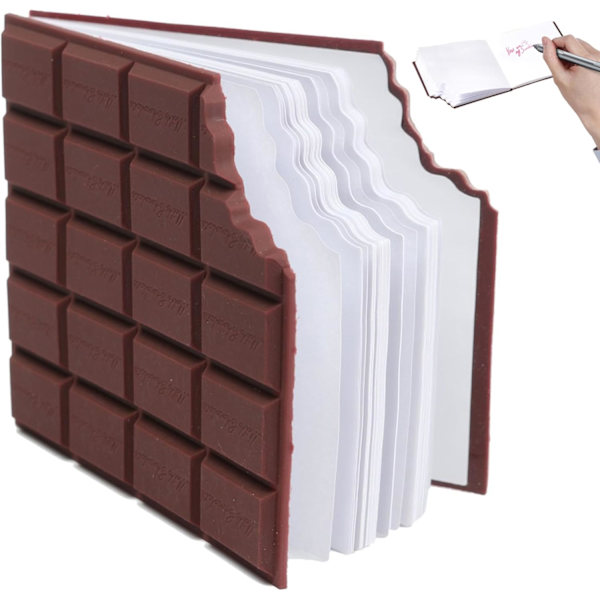 Choklad Doftande Smak Memo Pad, 70 Ark Självhäftande Återanvändbar Liten Anteckningsblock, Skriva Kreativ Mini Anteckningsblock för Skola Kontorsmaterial Present