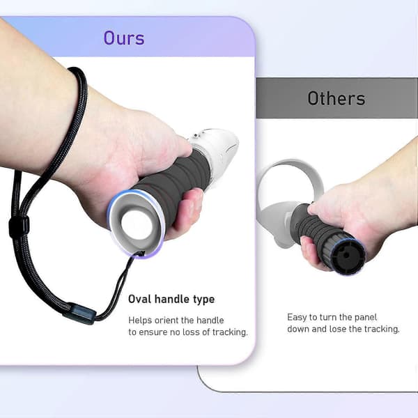 AMVR Q3JP2 For Meta Quest 3 VR Gaming Controller 1 Par Forlengelsesgrep
