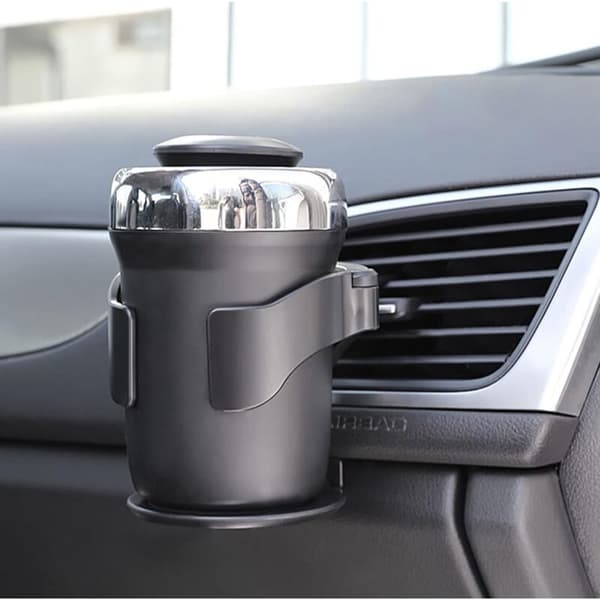 Universell bilkoppholder, justerbar luftventilholder for drikke og kaffe, bilflaskeholder med 3 luftventilklemmer
