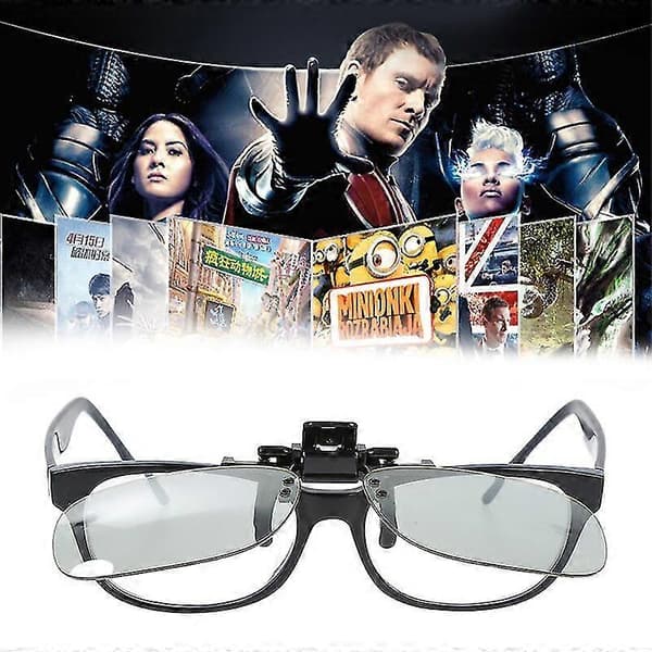 Universal Brand Svarta Ramar Röda Blå Glasögon 3D Glasögon För Dimensionell Anaglyf 6pc