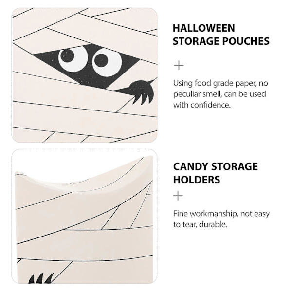 2025 12st Halloween Pappersgodislåda Kudde Formad Presentförpackning Förvaringslåda