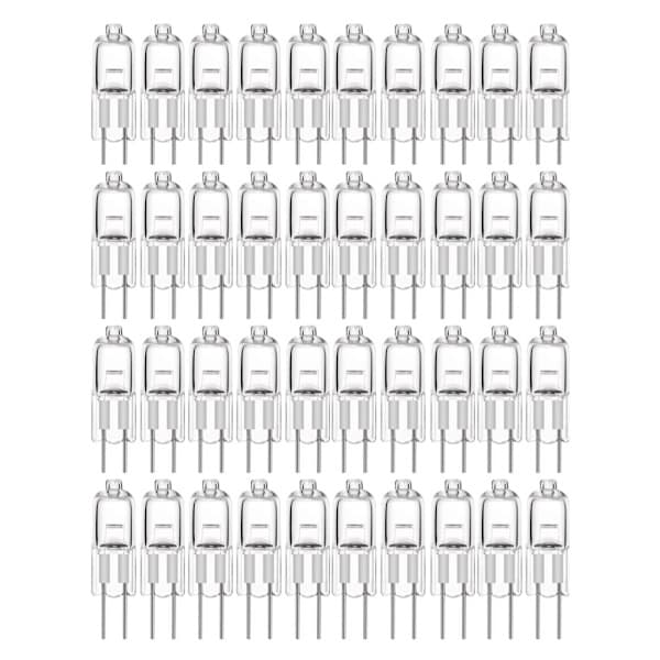 G4 Halogenpærer / Glødepærer - Varm Hvid - Halogen 20W (10-pack)