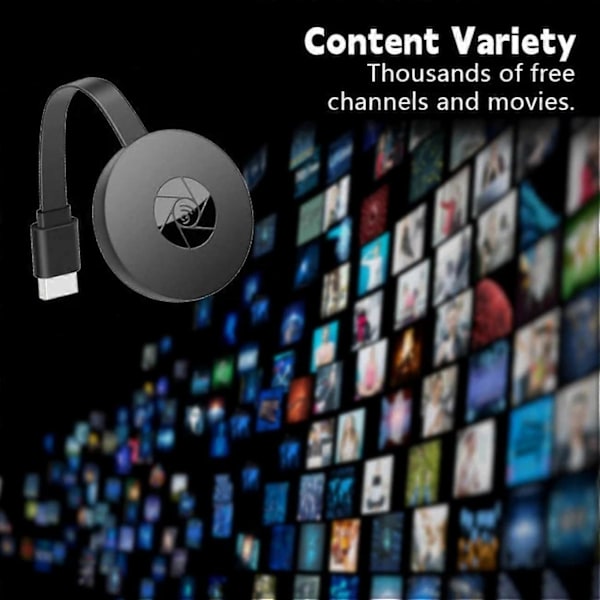 Seurico TV-boks, 2024 Ny TV-casting-enhet, 1080P Trådløs HDMI-skjermadapter, 4K WiFi-skjermspeiling Streaming-enhet for iOS Android 2pcs