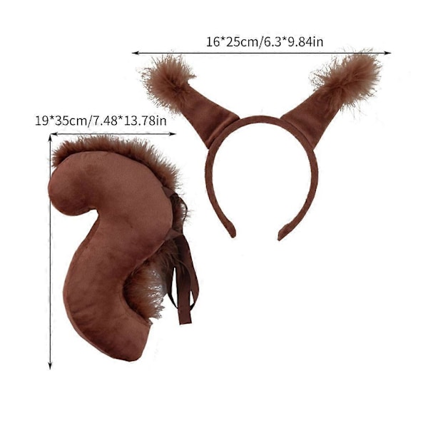 Egern Kostume til Børn og Voksne Yellow belt ears and