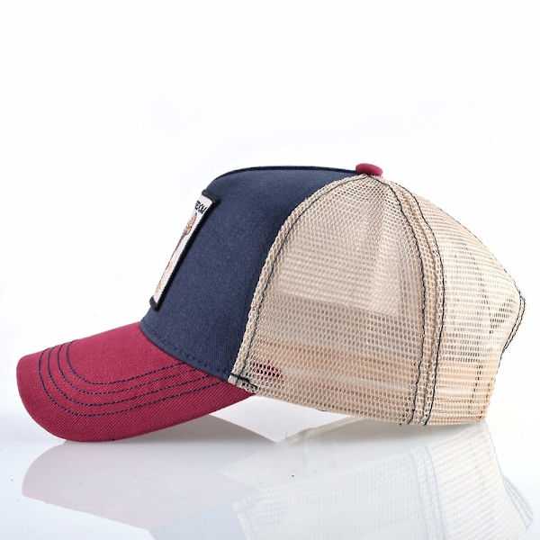 Baseballcaps med dyremotiv i bomull