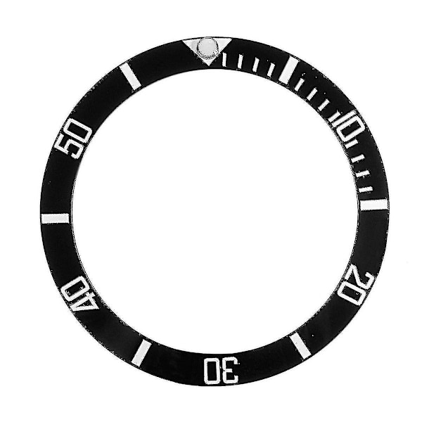 Urskive Keramisk Bezel, Submariner Automatisk Utskiftningstilbehør BlackWhite