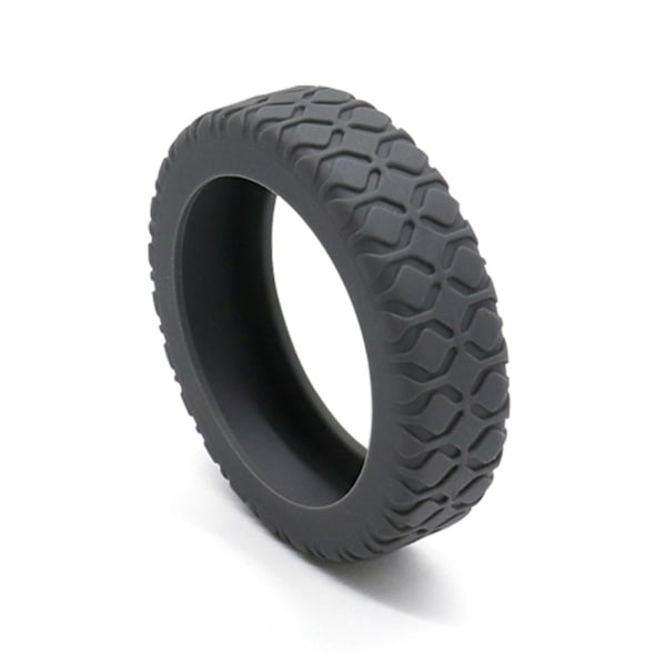 Resväskor Hjulskydd Silikon Tyst Skyddsskydd för Kabinväskor för De Flesta 8 Spinnerhjul Grey 1pcs