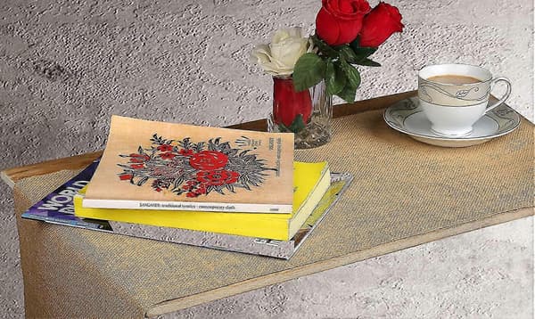 Rustik Burlap Bordslöpare 10m X 29cm Dekorativa Vävda Bordslöpare för Bröllopsfest