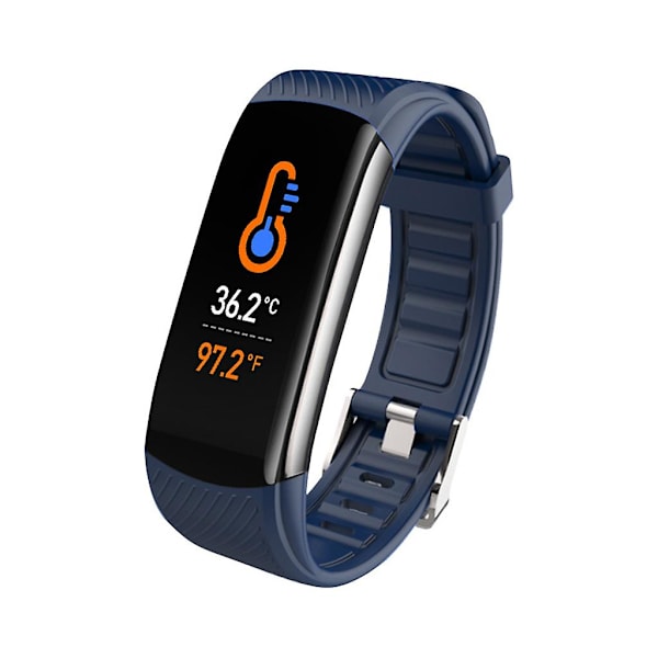 Urrem Udskiftning Urremme Rem til C5S C6S C6T TPU Vandtæt Dark blue