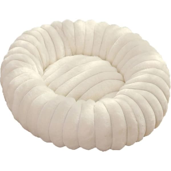 Donut Hundekurv, Kattekurv, Rund Donut-formet Seng, Sofa, Pude, Vaskbare Kæledyrssenge, Ortopædisk Hundeseng, Skridsikker Bund