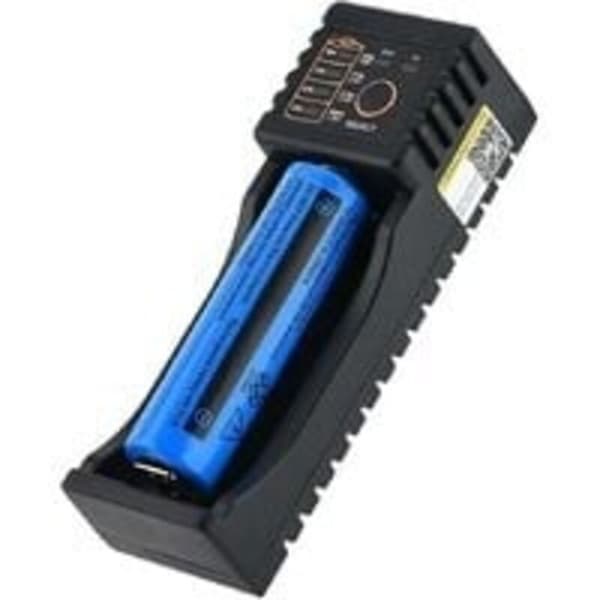 18650 Batterilader, Universell Batterilader, Smart Lader, Liitokala Lii-100 Mini Multifunksjonell USB-lader 1.2V/3.7V/3V/3.85V