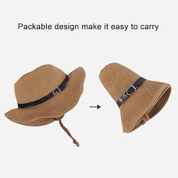Olkihattu Panama-hattu Kesä Fedora Kolmiohattu Metsästyshattu Rantahattu Taitettava Lännen Cowboy-hattu Aurinkosuoja UV