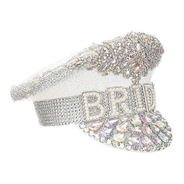 Nyhet Brudehatt For Bruden beige