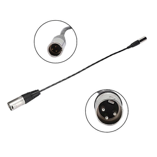Mini XLR 3PIN uros - Canon-audiokaapeli kameramikrofoniliitännän siirtoon
