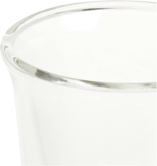 2240ml Dubbelväggig transparent dryckeskopp isolerad vattenkopp kreativ kaffekopp