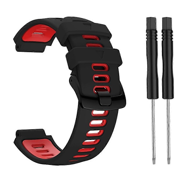 Erstatning Stålspenne Silikonrem For Garmin- Forerunner 735xt/220/230/235 2