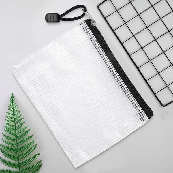 21-pack Zip-påsar (4 storlekar) för att organisera skol- och kontorsmaterial black A6