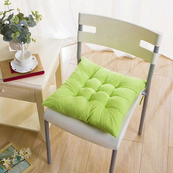 Fyrkantig Sittdyna Tjockare Stolskudde För Matplats Uteplats Hemmakontor Inomhus Utomhus Trädgård Soffa Sittdyna 40x40cm green