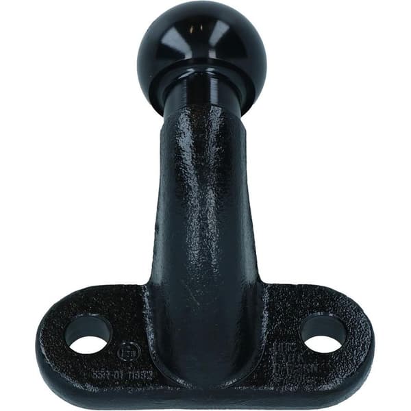 Kraftig 50 mm dragkula för standard dragkrok med hög räckvidd, svart