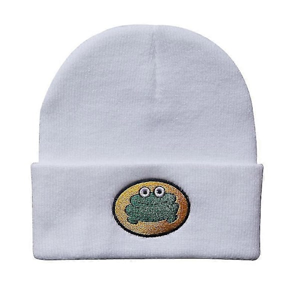Parappa The Rapper Beanie - Broderet Vinterhue til Mænd og Kvinder white
