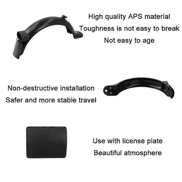 El-Scooter Fender/Baklykta för Xiaomi Mijia M365 Pro2 green