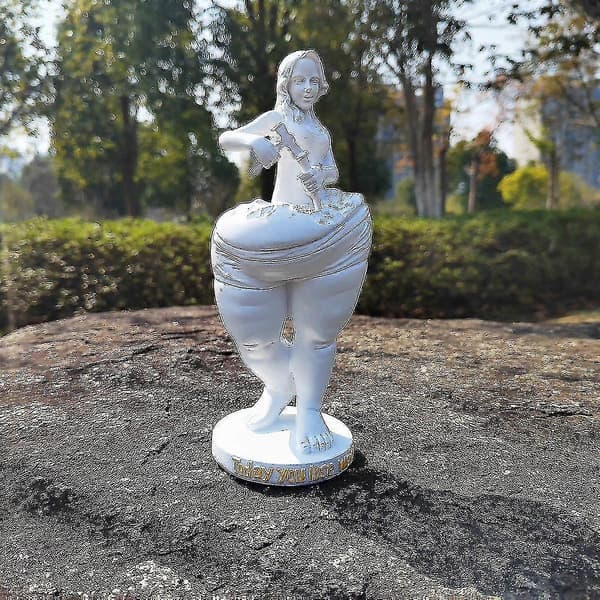 Slankende Gudinde Statue Harpiks Skulptur Boligindretning