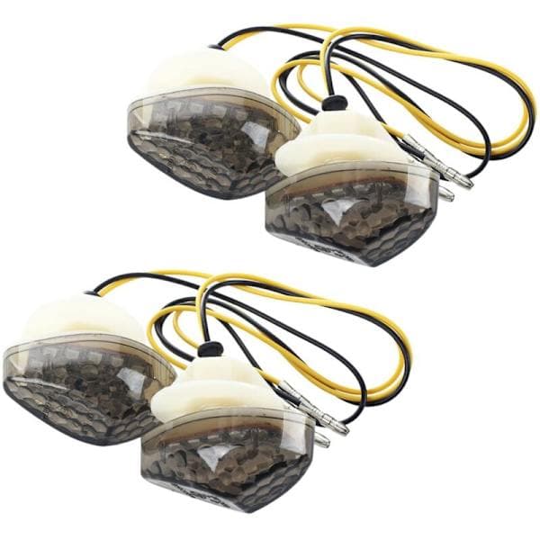 4 x 15 LED motorcykelblinklys, gul, til 600 RR, NY