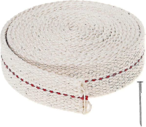 4m Oljelampeveke, 2cm Bred Vekevit Erstatningsveke For Oljebrenner