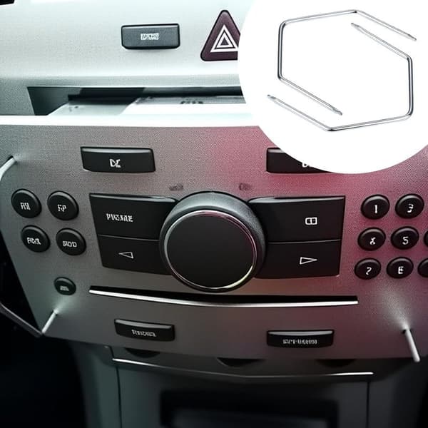 Bilradiofjernelsesnøgler, Opel bilradiodøradapter, lyd-CD-fjernelsesværktøj, stereofjernelseskrog, originale bilreparationsværktøjer