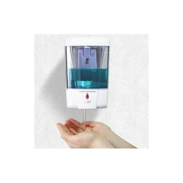 Automatisk tvåldispenser, 700 ml beröringsfri väggmonterad tvåldispenser med infraröd sensor, tvåldispenser lämplig för badrum, kök,