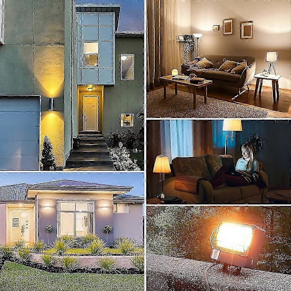 100W 118mm R7s Dæmpbar Halogen Pære Blyant Varm Hvid 2800K r7s Lineær 1500lm Spotlight AC220-240V (5 stk)