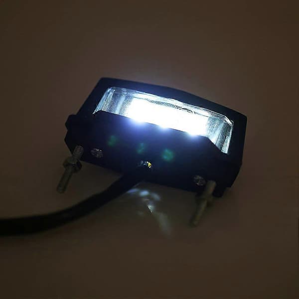 Mini Motorcykel LED Registreringsskyltsbelysning 12V Motorcykel Registreringsskyltsbelysning