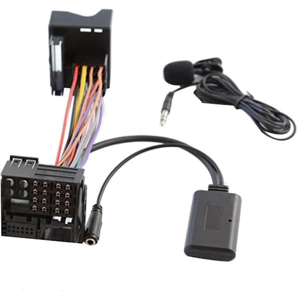 Til OPEL CD30 Mp3 CDC40 CD70 DVD90 Head Unit Installer Ledningsnet Adapter Håndfri Mikrofon Bluetooth 5.0 AUX Adapter