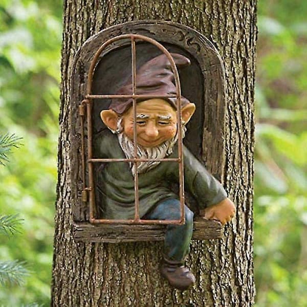 Lekfulla Trädgårdsdekorationer & Prydnader - dvärg, mini-dvärg, trädskulptur