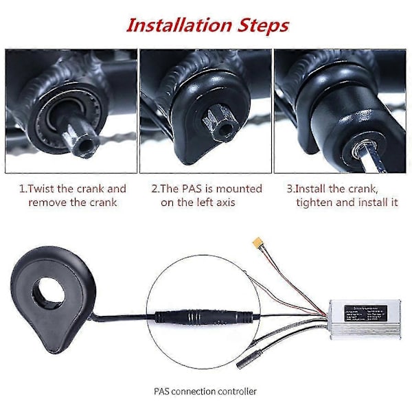 Sykkel Pedalassistent Sensor, Elektrisk Sykkel Pedal Sykkel Pedal Sensor Pedalassistent A