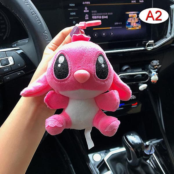 1 stk. Sullivan Stitch Mr.q Nøglering Spongebob Patrick Monster University Plyslegetøj A3