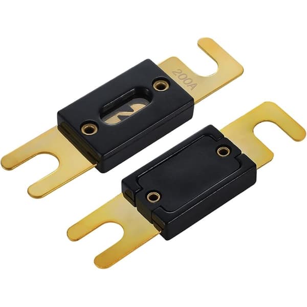 ANL 200A 32V säkring, ANL-200A platta bilsäkringar, 200 Amp 32VDC för billjudskydd (3-pack)